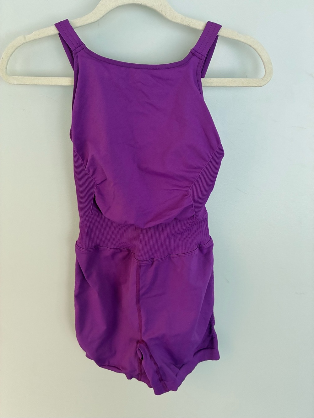 Wildflowers Purple Tank-Style Romper